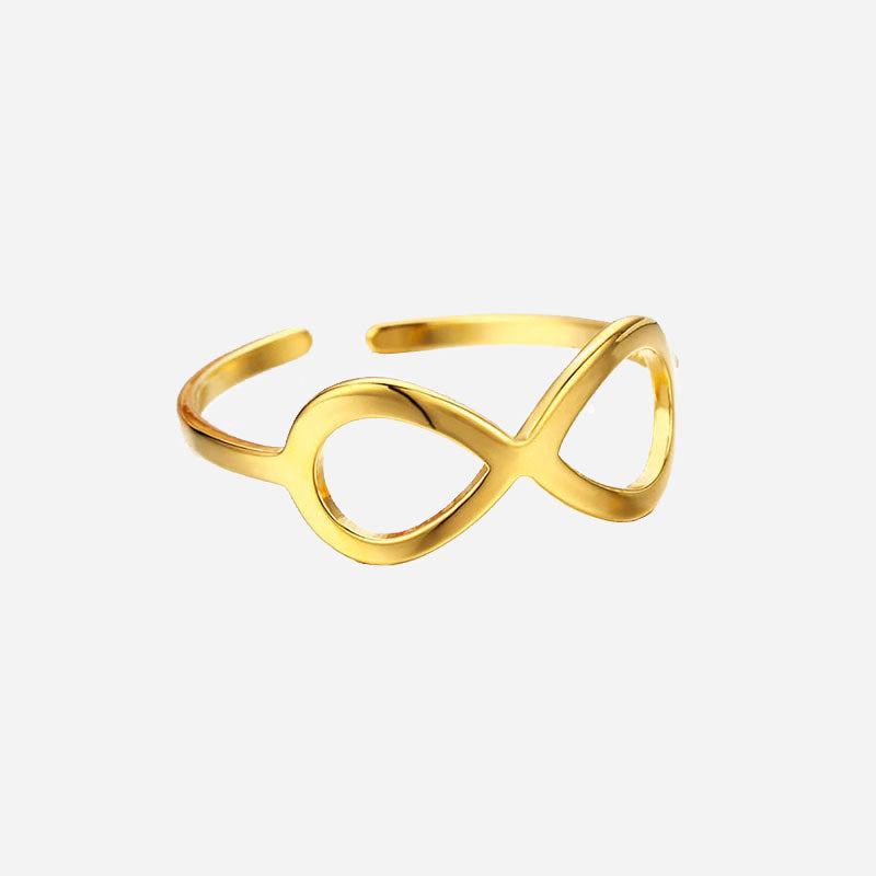 Infinity Love Ring 18K Guldbelagt