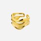 Elegant Aesthetic Ring 18K Guldbelagt