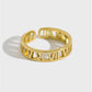 Roman Ring 925 Sølv 18K Guldbelagt
